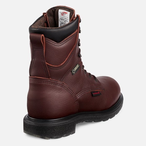 Brown Men's Red Wing Supersole® 2.0 8-inch Insulated, Waterproof Work Boots | IE43179MQ