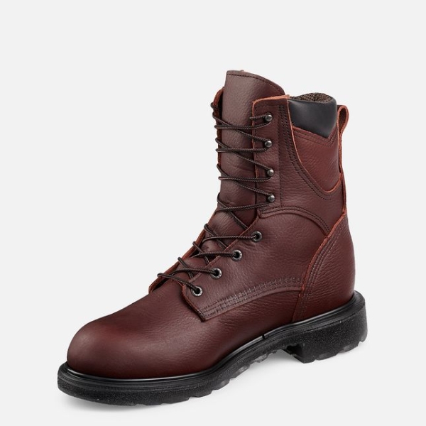 Brown Men's Red Wing Supersole® 2.0 8-inch Waterproof Work Boots | IE86142WO