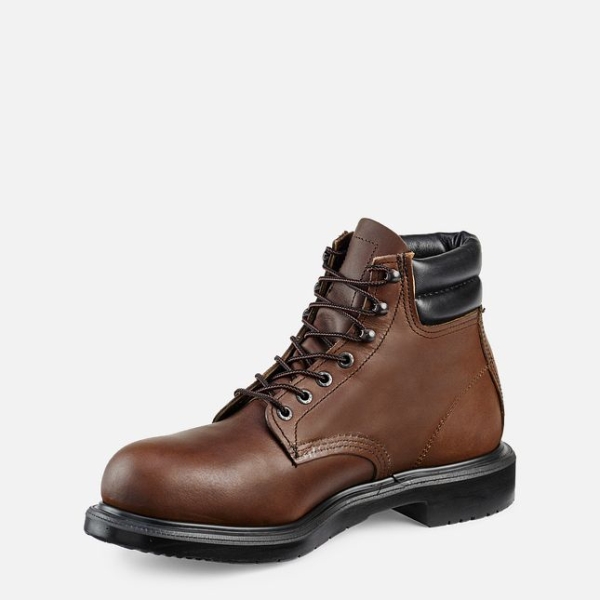 Brown Men's Red Wing Supersole® 6-inch Work Boots | IE08713GK