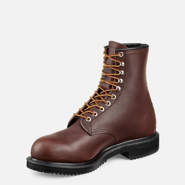 Brown Men's Red Wing Supersole® 8-inch Work Boots | IE41839IN