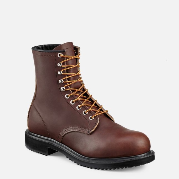 Brown Men\'s Red Wing Supersole® 8-inch Work Boots | IE41839IN