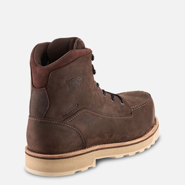 Brown Men's Red Wing Traction Tred Lite Traction Tred Lite 6-inch Work Boots | IE56310OZ