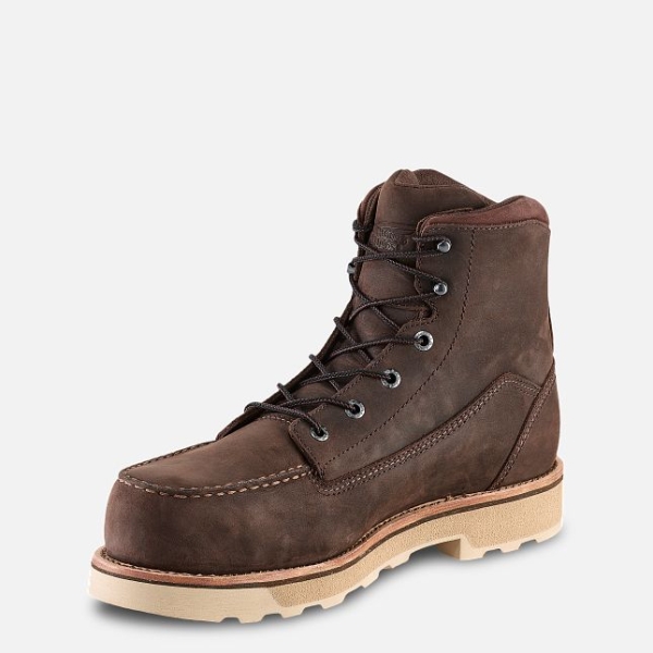 Brown Men's Red Wing Traction Tred Lite Traction Tred Lite 6-inch Work Boots | IE56310OZ