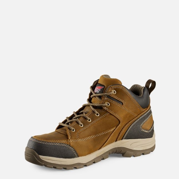 Brown Men's Red Wing Truhiker 5-inch Hiker Work Boots | IE02689KW