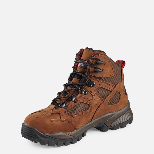 Brown Men's Red Wing Truhiker 6-inch Hiker Waterproof Shoes | IE10284YL