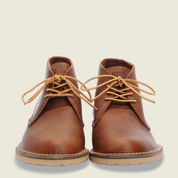 Brown Men's Red Wing Weekender Chukka Chukka Heritage Boots | IE93608FN