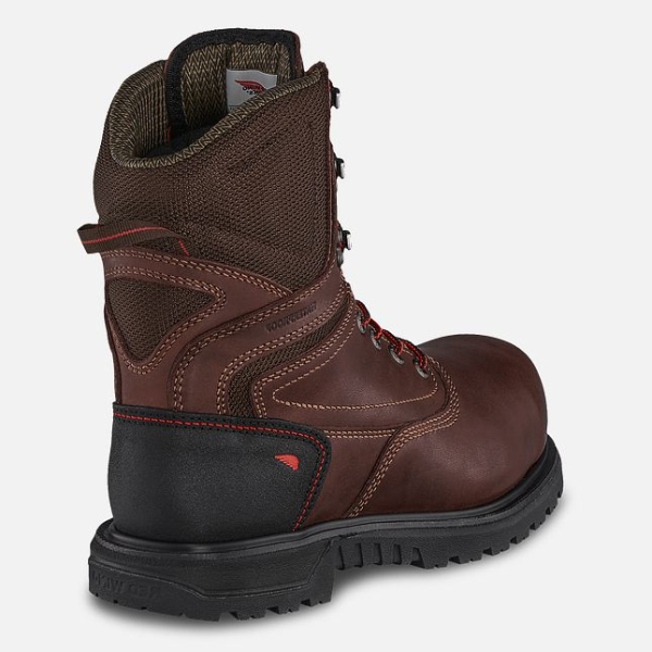 Brown Women's Red Wing Brnr XP 8-inch Waterproof CSA Work Boots | IE81306JT