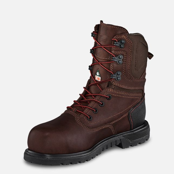 Brown Women's Red Wing Brnr XP 8-inch Waterproof CSA Work Boots | IE81306JT