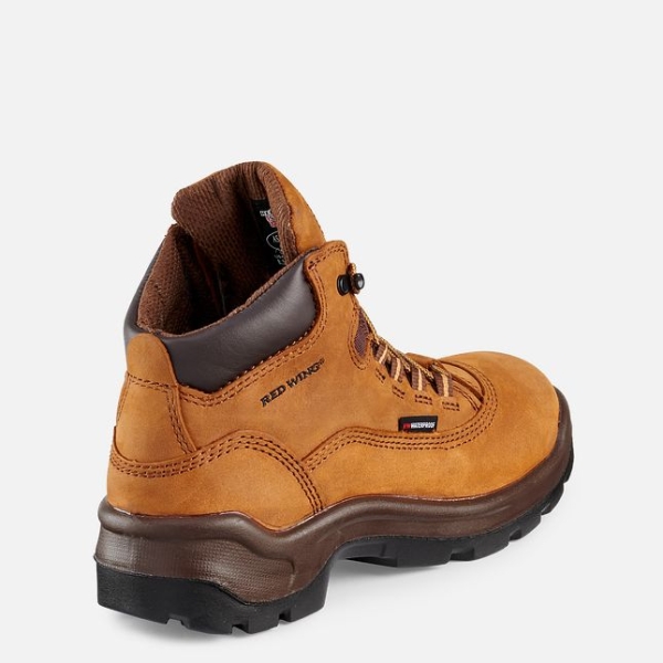 Brown Women's Red Wing Flexbond 5-inch Waterproof Work Boots | IE63429GI