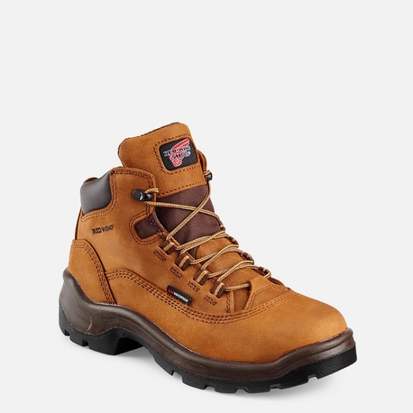 Brown Women\'s Red Wing Flexbond 5-inch Waterproof Work Boots | IE63429GI