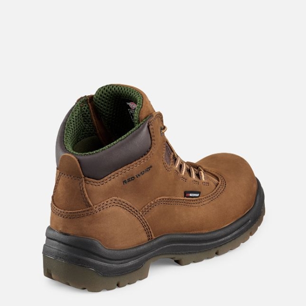 Brown Women's Red Wing King Toe® 5-inch Waterproof Waterproof Shoes | IE89035JZ