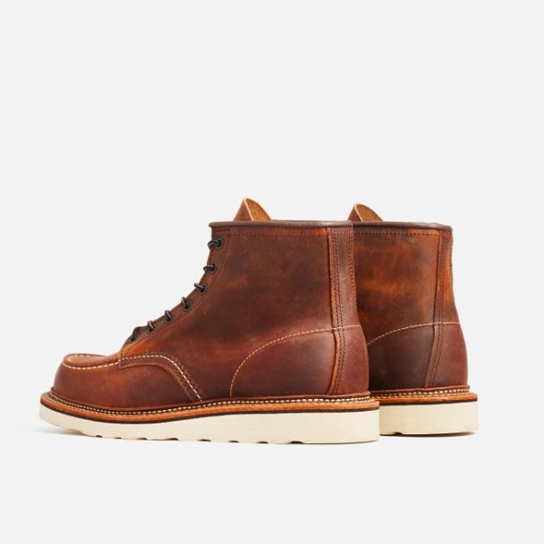 Copper Men's Red Wing 6-Inch in Copper Rough & Tough Leather Heritage Boots | IE36145FV