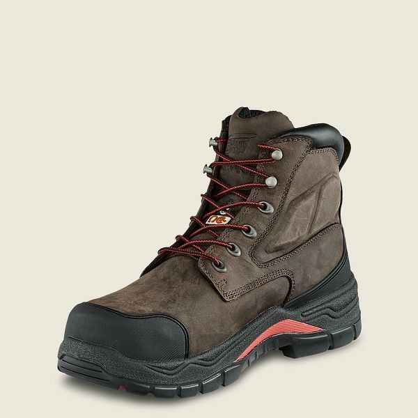 Grey Men's Red Wing King Toe ADC 6-inch Insulated, Waterproof CSA Safety Toe Boot Work Boots | IE54710JV