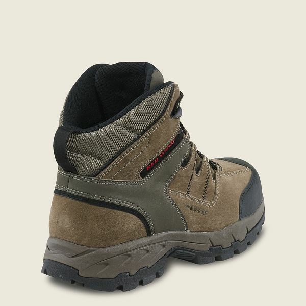 Grey Men's Red Wing TruHiker 6-inch Waterproof CSA Safety Toe Hiking Boots | IE13690EM