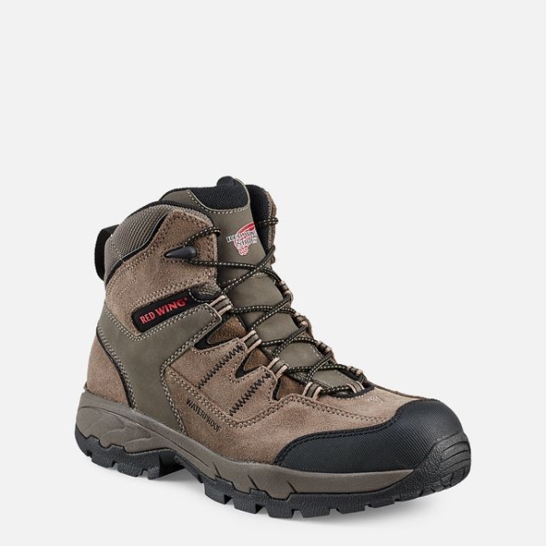 Grey Men\'s Red Wing Truhiker 6-inch Hiker Waterproof Shoes | IE53891LD