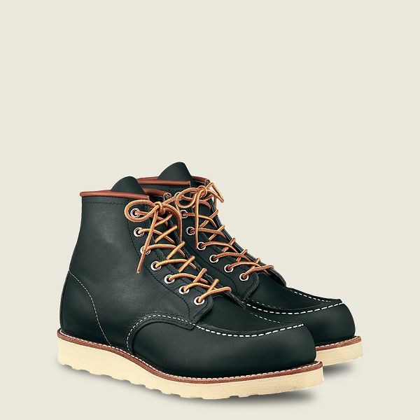 Navy Men's Red Wing Classic Moc 6-inch boot Heritage Boots | IE08214QF