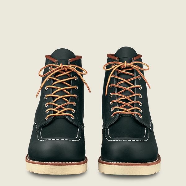 Navy Men's Red Wing Classic Moc 6-inch boot Heritage Boots | IE08214QF