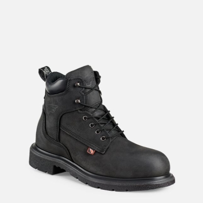 Black Men's Red Wing Dynaforce® 6-inch Waterproof Work Boots | IE98435AS