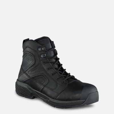 Black Men's Red Wing Exos Lite 6-inch Waterproof Work Boots | IE86750AP