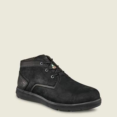 Black Men's Red Wing Zero-G Lite CSA Chukka Work Shoes | IE86742IQ