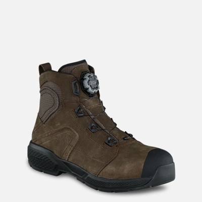 Brown Men's Red Wing Exos Lite 6-inch Waterproof Shoes | IE40932WV