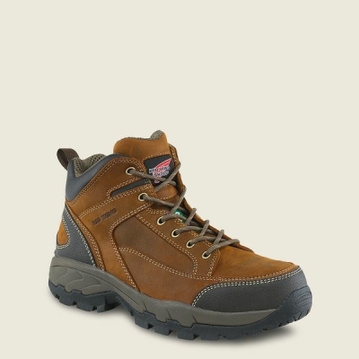 Grey Men's Red Wing TruHiker 5-inch CSA Safety Toe Hiking Boots | IE34657VL