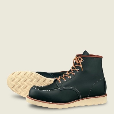 Navy Men's Red Wing Classic Moc 6-inch boot Heritage Boots | IE08214QF